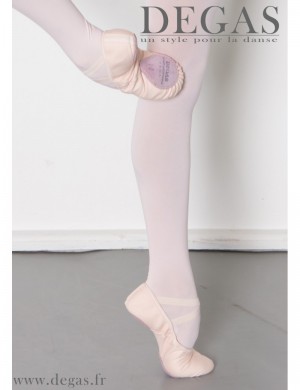 Collants à pieds rose ballet