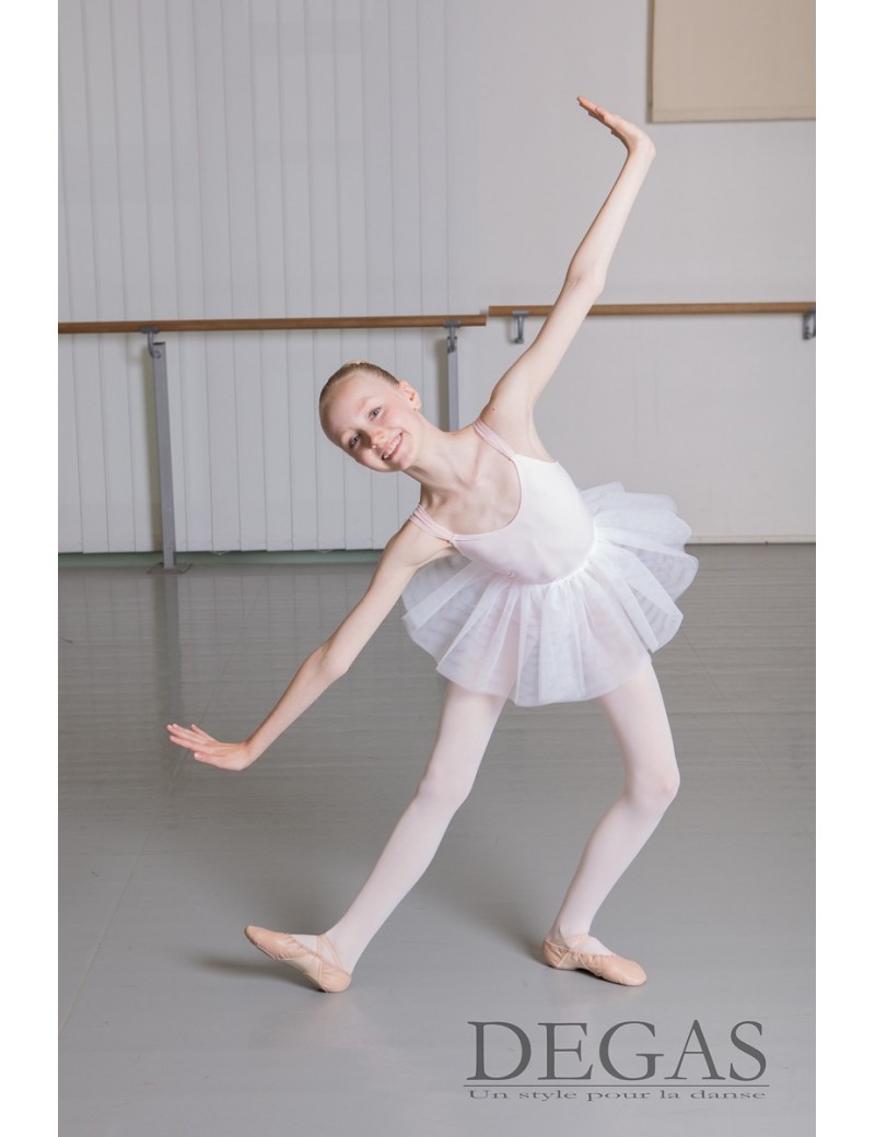 Justaucorps Tutu danse classique coloris blanc